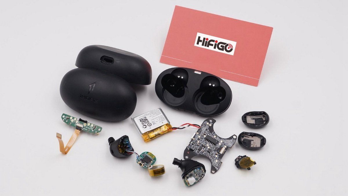 1More E1026BT Stylish True Wireless Earbuds Teardown | Hifigo