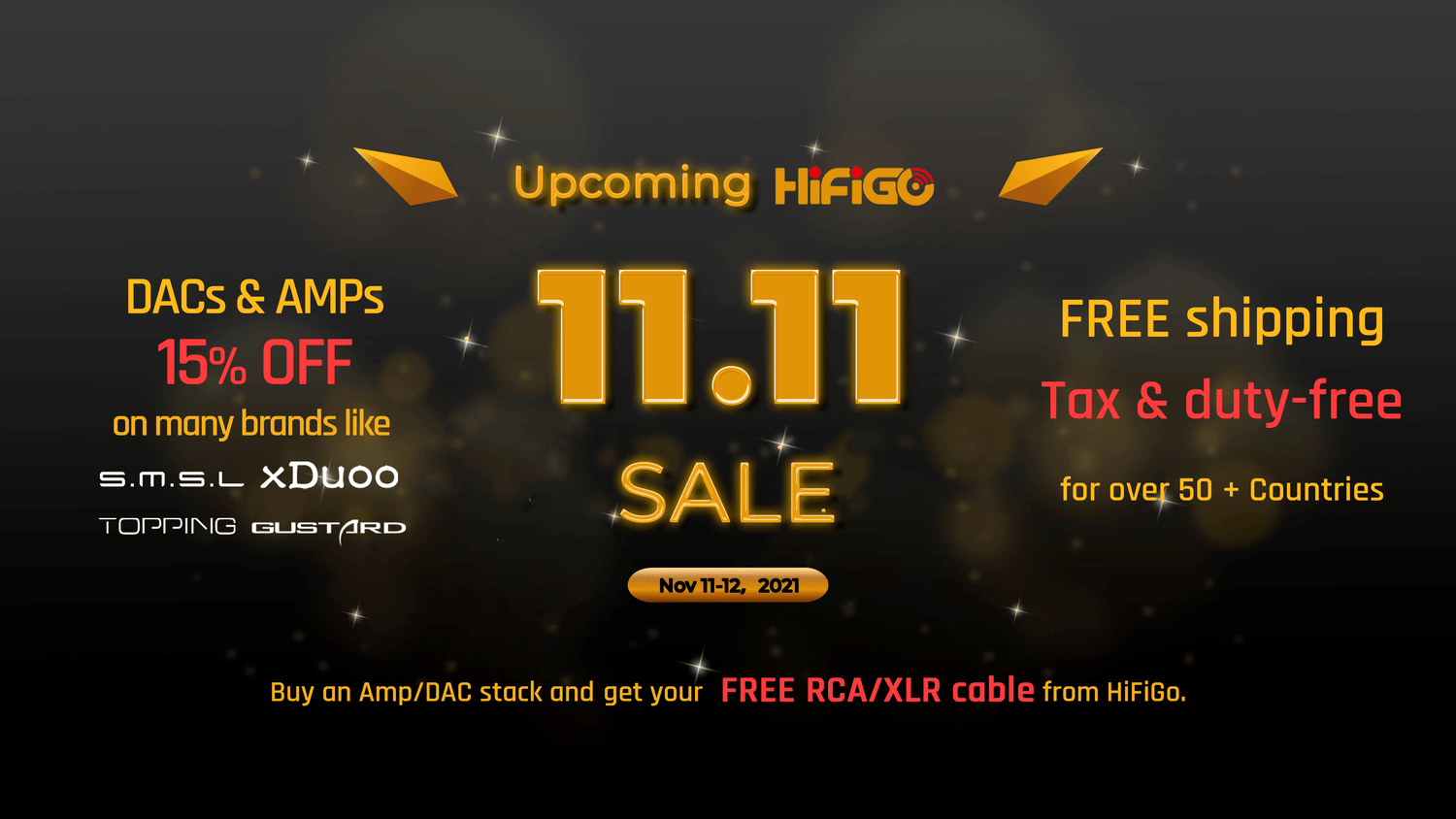2021 Upcoming 11.11 Sale HiFiGo: DAC/AMPs