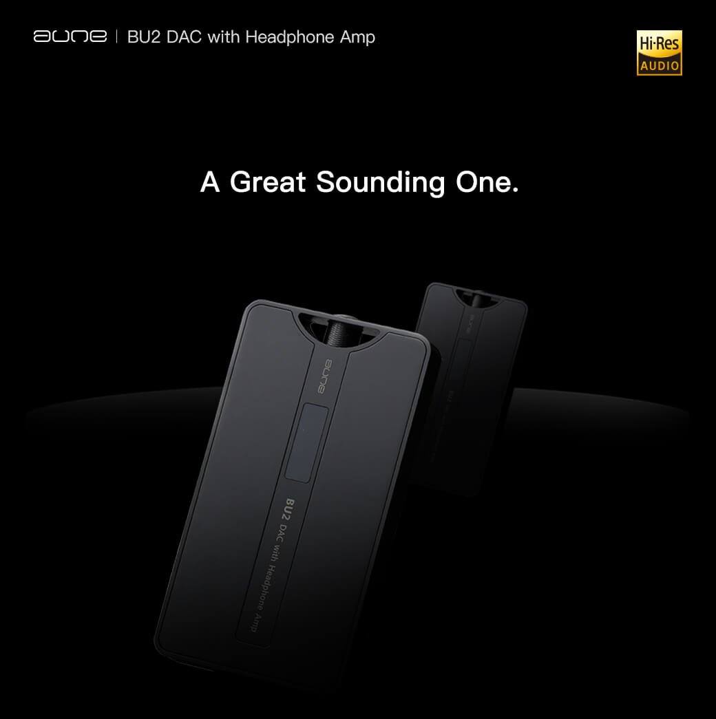 ヘッドフォン/イヤフォン aune BU2 Bluetooth Balanced DAC AMP Aune BU2 Latest Portable Bluetooth & USB DAC+Headphone Amplifier