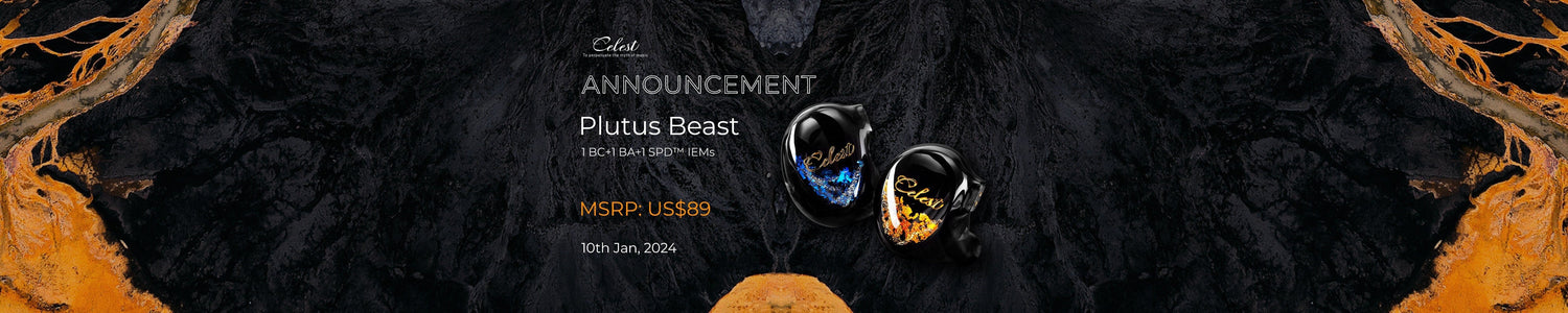Celest Plutus Beast: Brand New 1 BCD+1BA+1SPD Tribrid IEMs