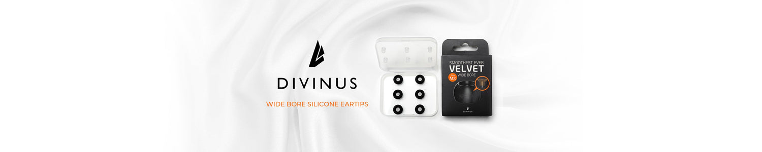 DIVINUS Launches Velvet Wide Bore Soft and Smooth Eartips For 4~6mm Nozzles