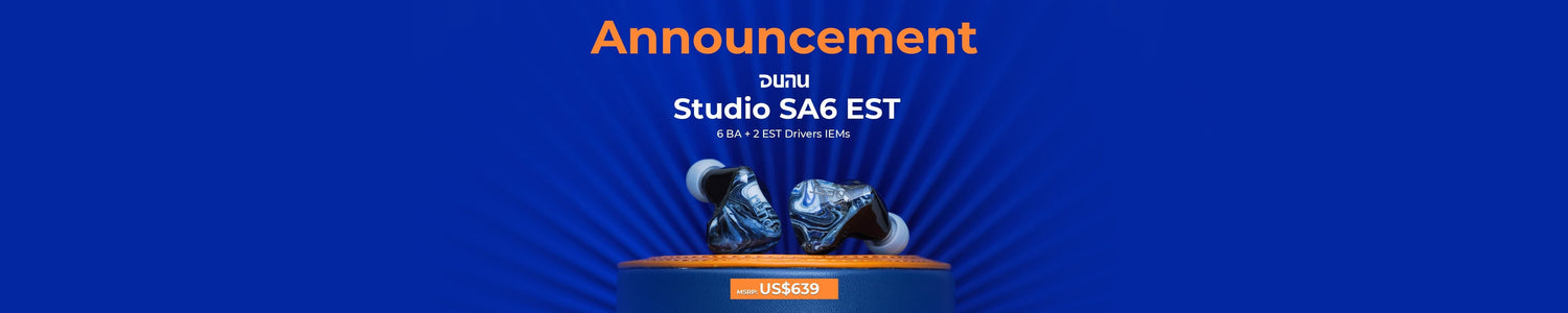 DUNU Introduces "SA6 EST": 6BA+2EST High-Performance IEMs