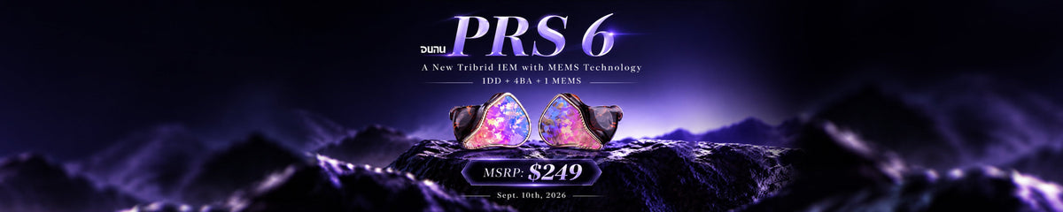 DUNU Launches PRS6 1DD+4BA+1MEMS Hybrid IEMs