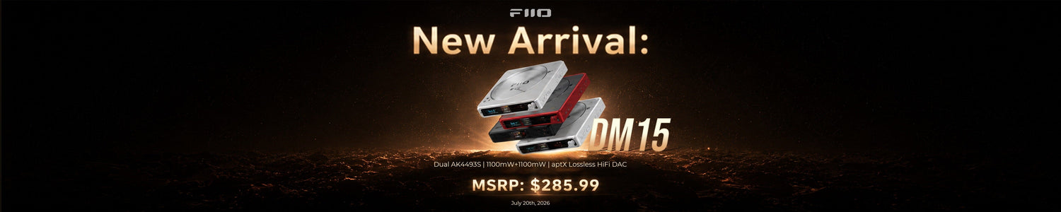 FiiO Introduces DM15 Portable CD Player with Dual AK4493S DAC Chipset!!