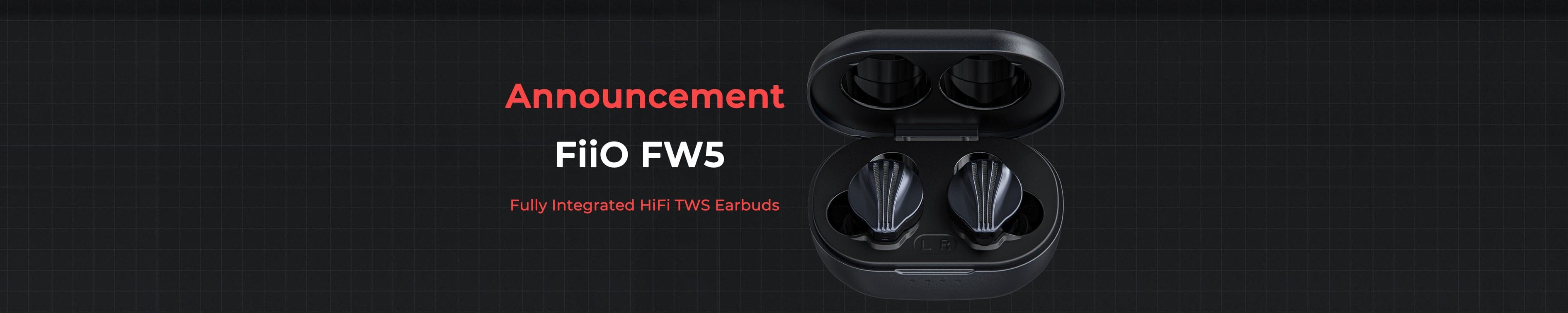 FiiO Introduces FW5: Fully Integrated TWS Earphones With Bluetooth V5.
