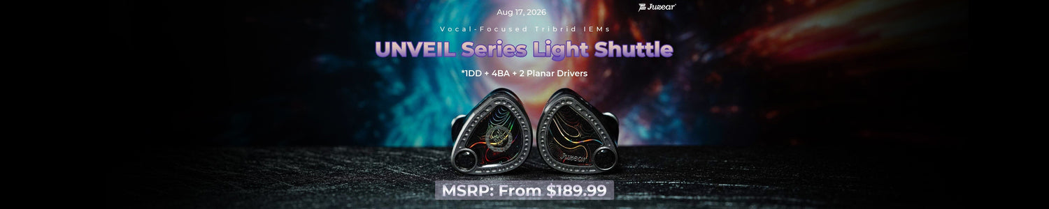 Juzear Presents Light Shuttle 1DD+4BA+2 Micro Planar Driver Tribrid IEMs