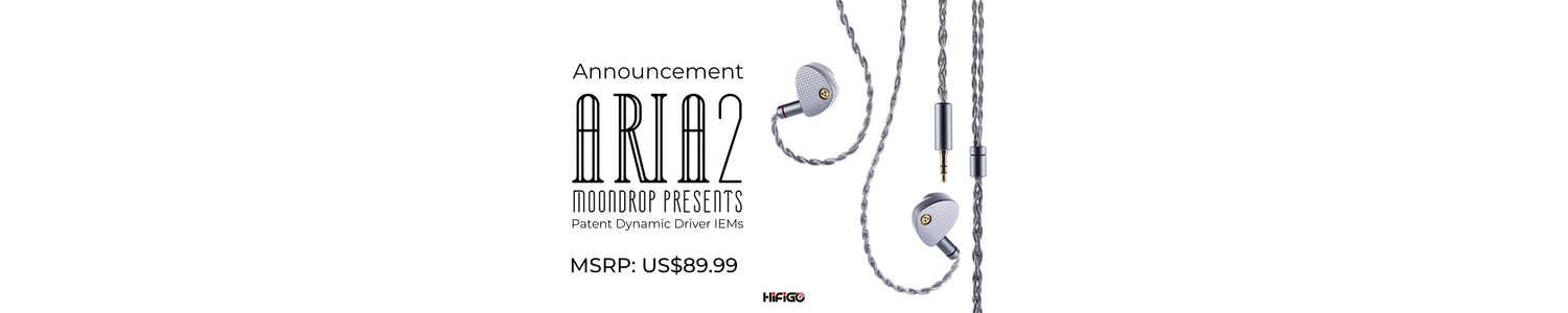 Moondrop Introduces All-new Aria 2: Upgrading The Classic Single-DD IEM!!