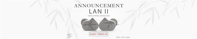 Moondrop Lan 2 Glass-Dome Diaphragm Dual-Magnetic Dynamic Driver IEMs