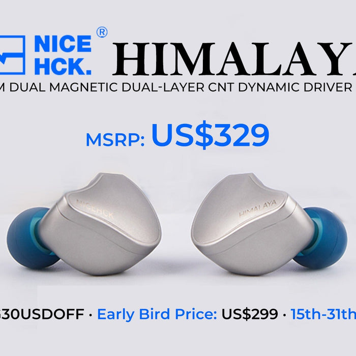 NiceHCK Himalaya Aerospace-Grade Titanium Alloy 10mm Dynamic Driver IEMs