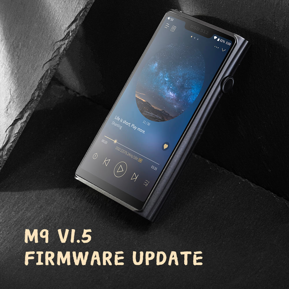 Shanling Releases New Firmware For M9 Flagship Android Digital Audio Player
