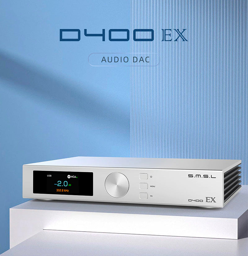 SMSL Releases D400EX All-New Flagship MQA Desktop DAC With Dual AK4499