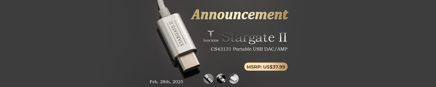 Tanchjim Launches Stargate II Portable DAC/AMP with Mic Support and 8-Band PEQ