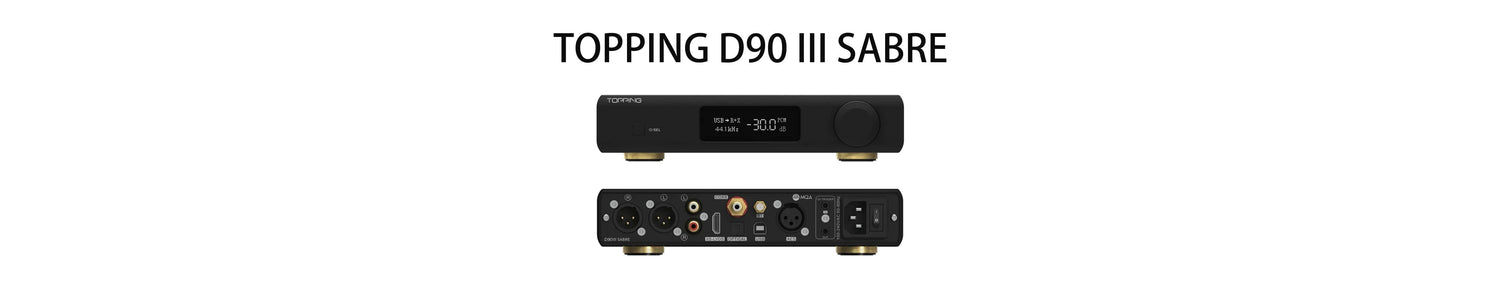 Topping D90 III Sabre ESS9039SPro Bluetooth V5.1 Flagship Desktop DAC