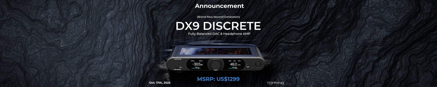 Topping Introduces DX9 Discrete Flagship DAC/AMP