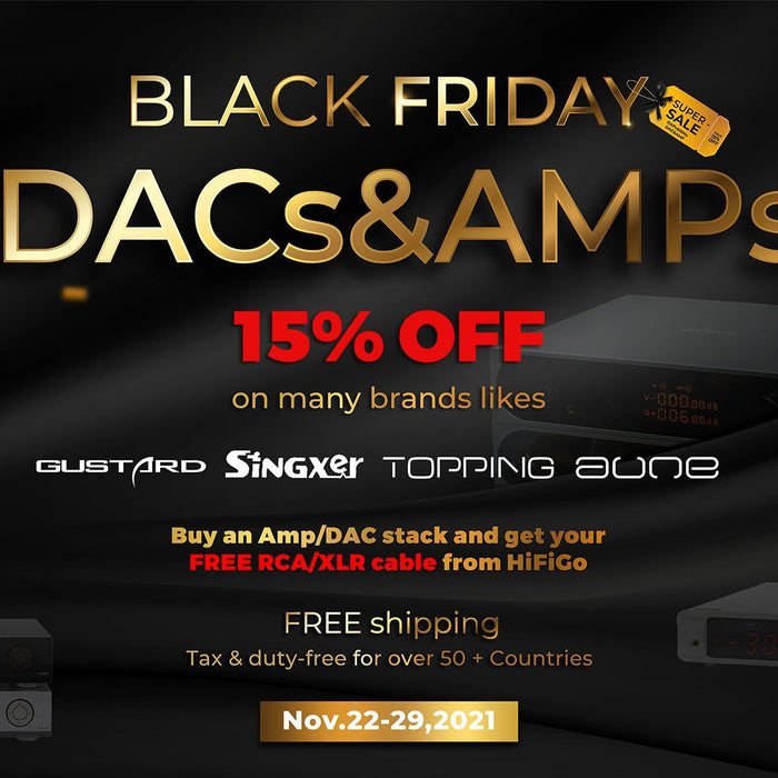 Upcoming Black Friday Cyber Monday Sale Week: Crazy Deals On Desktop DAC's & Amplifiers