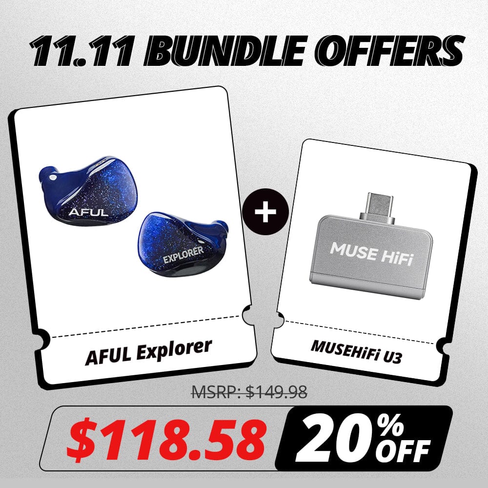 11.11 & Black Friday Audio Bundle Deals HiFiGo Explorer+U3