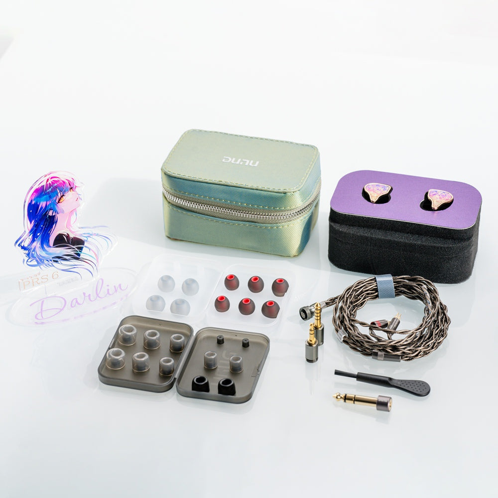 DUNU PRS 6 / PRS6 1DD+4BA+1 MEMS Tribrid IEMs