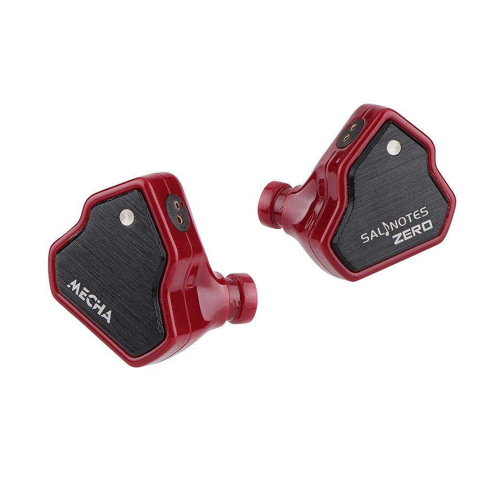 7Hz Salnotes Zero HiFi 10mm Dynamic Driver In-Ear Earphone HiFiGo Red no Mic