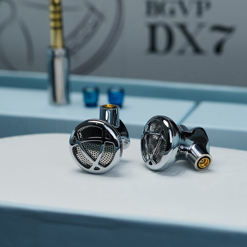 BGVP DX7 Flagship Tunable Flat Head Earbuds HiFiGo