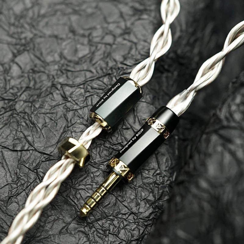 BGVP Gold Rose 0.78 4.4mm HiFi Earphone Cable HiFiGo