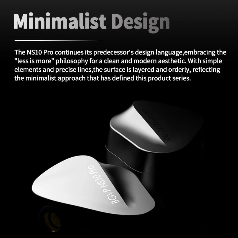 BGVP NS10 Pro 8BA+2DD Hybrid Driver In Ear Monitor HiFiGo