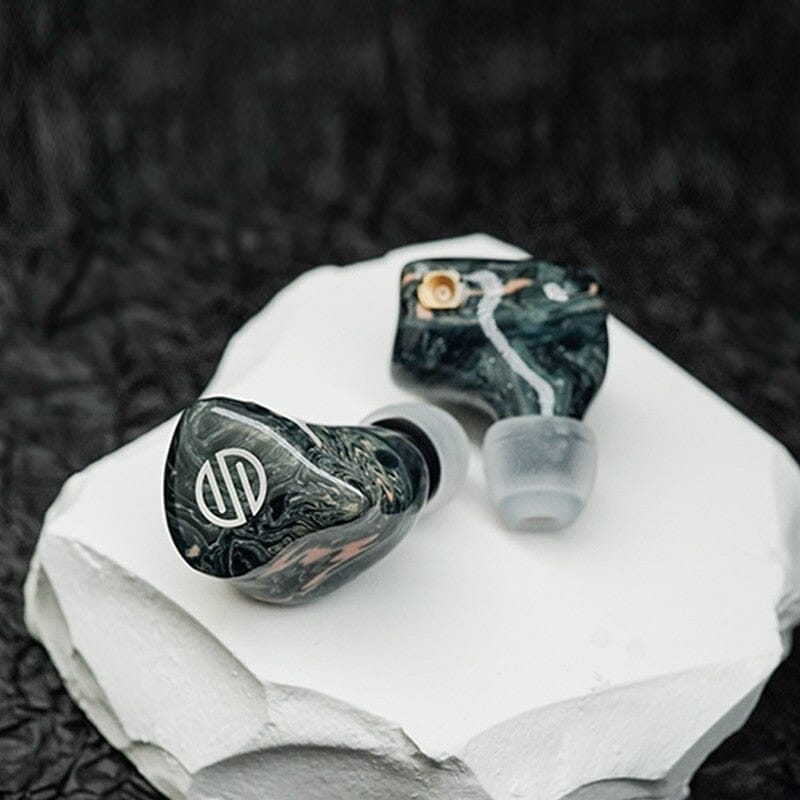 BGVP Phantom 2BA + 2DD + 2EST + 2BCD Flagship In-Ear HIFI Monitor Earphones with 2 in 1 Plug HiFiGo