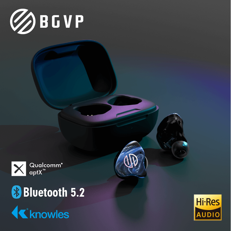 BGVP Q2S Bluetooth 5.2 TWS True Wireless Earphone Earphone HiFiGo