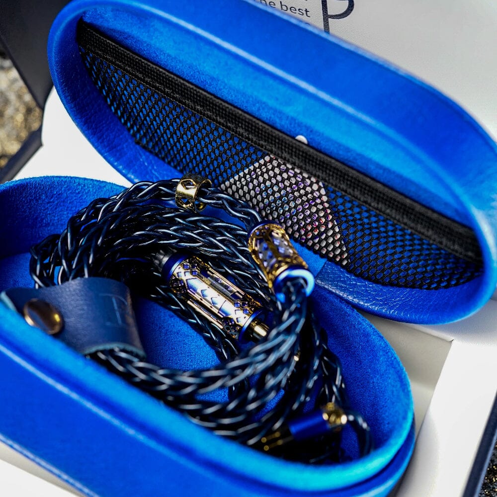 BGVP Temple Single Crystal Copper + Single Crystal Silver Earphone Cable BGVP