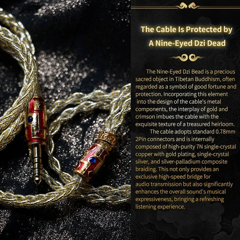 BGVP Wukong 7BA+4EST+2BCD+2 Micro Planar BA In-Ear Earphone BGVP