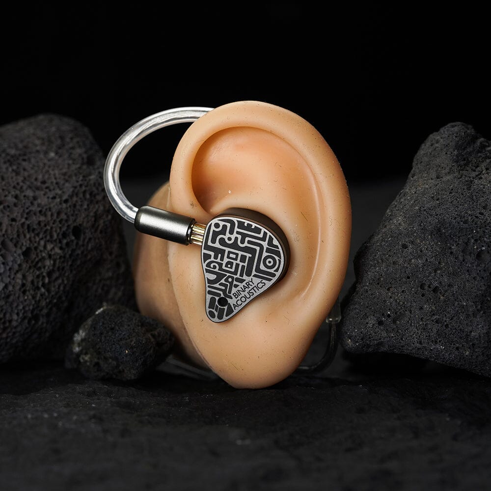 Binary 1900 10mm DD + 6mm Passive Diaphragm + 4BA Hybrid IEMs Binary