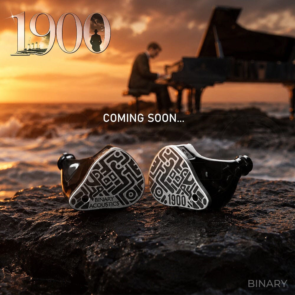 Binary 1900 10mm DD + 6mm Passive Diaphragm + 4BA Hybrid IEMs Binary
