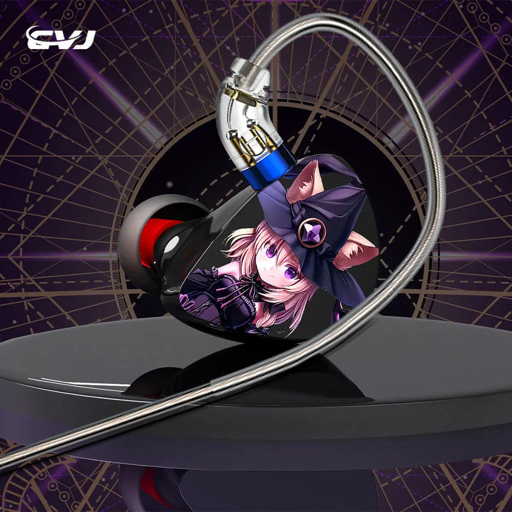 CVJ Night Elf 6mm+10mm Dual Dynamic+8mm Dynamic DLC IEMS HiFiGo