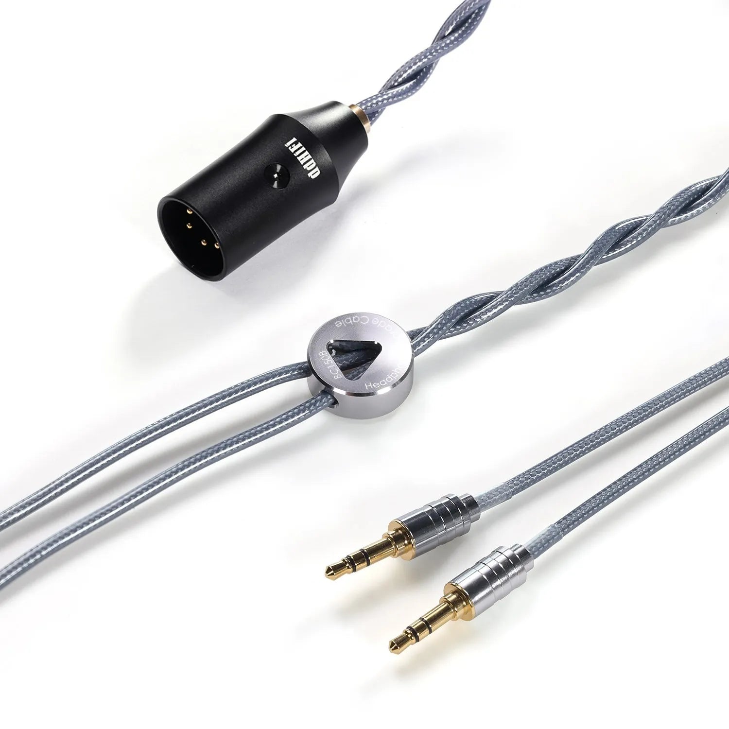 DD ddHiFi BC150BXLR Double Shield Balanced Silver Headphone Upgrade Cable HiFiGo