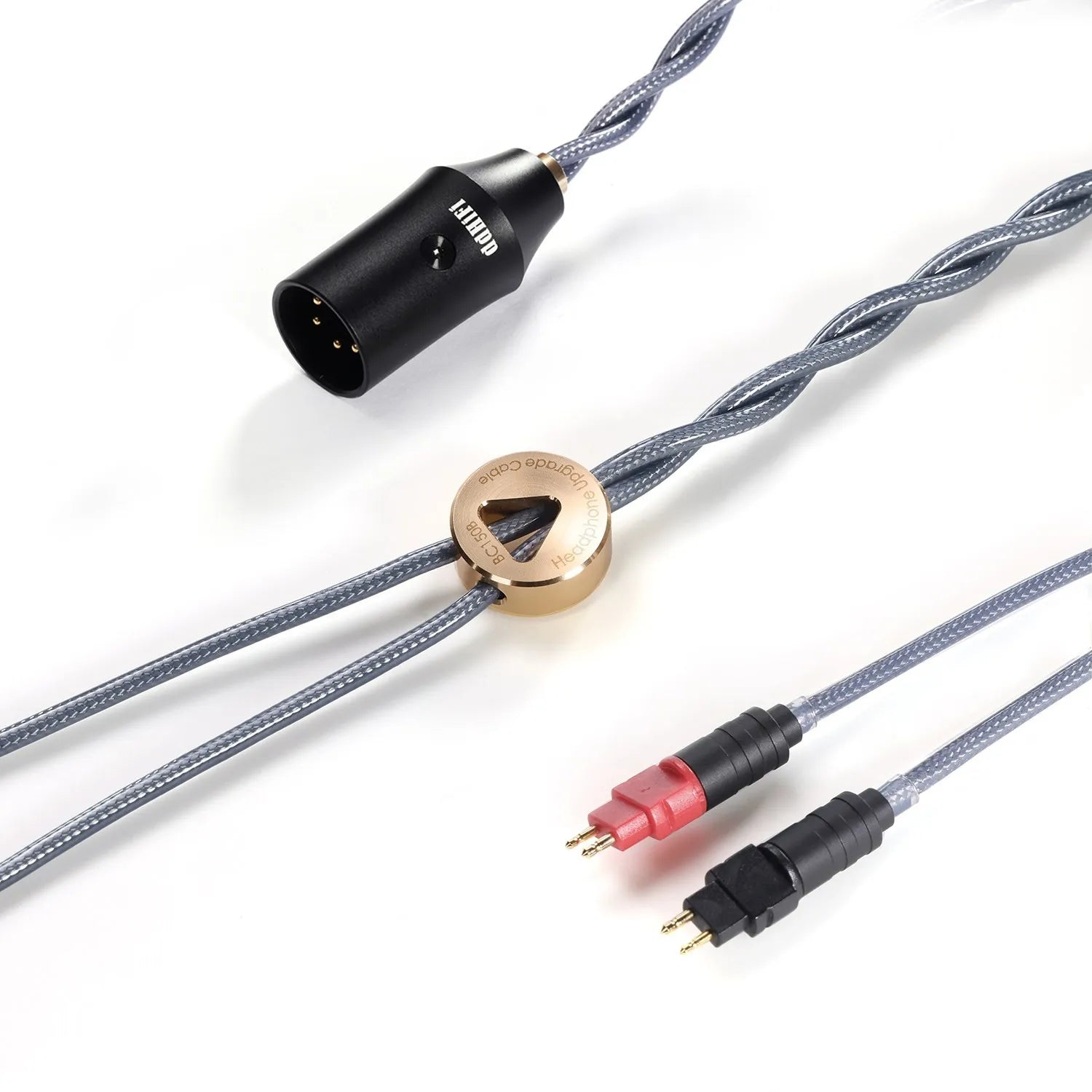 DD ddHiFi BC150BXLR Double Shield Balanced Silver Headphone Upgrade Cable HiFiGo