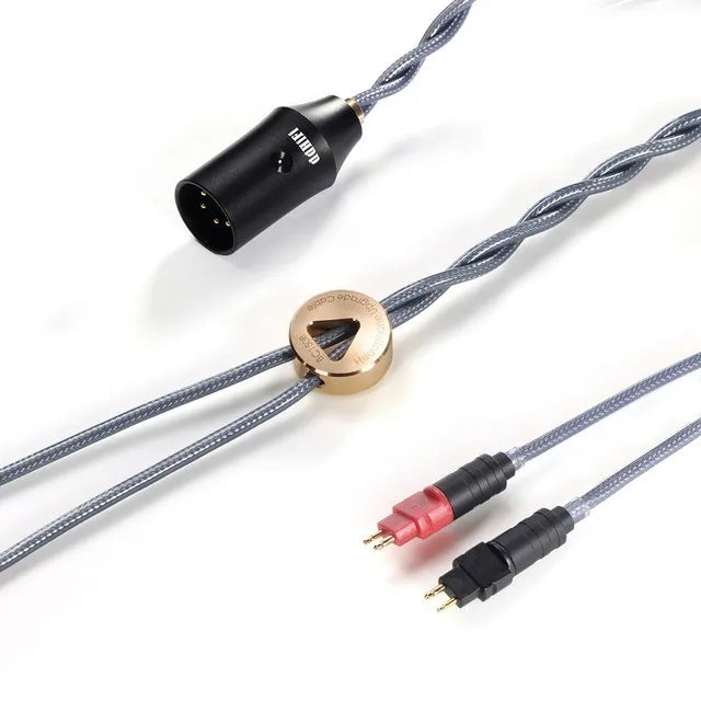 DD ddHiFi BC150BXLR Double Shield Balanced Silver Headphone Upgrade Cable HiFiGo Sennheiser 2-pin 145cm