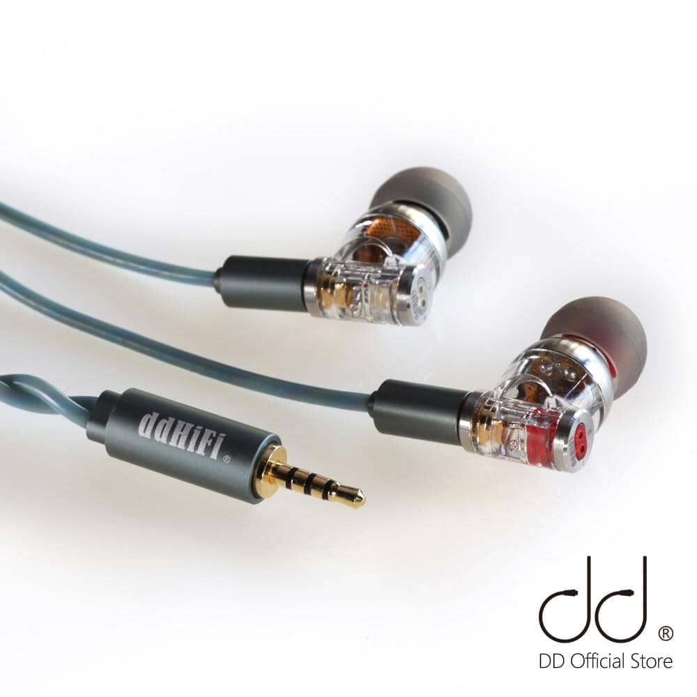 DD ddHiFi E2020A (Janus) Dual Sockets Dynamic In-Ear Monitors IEMs Earphone HiFiGo