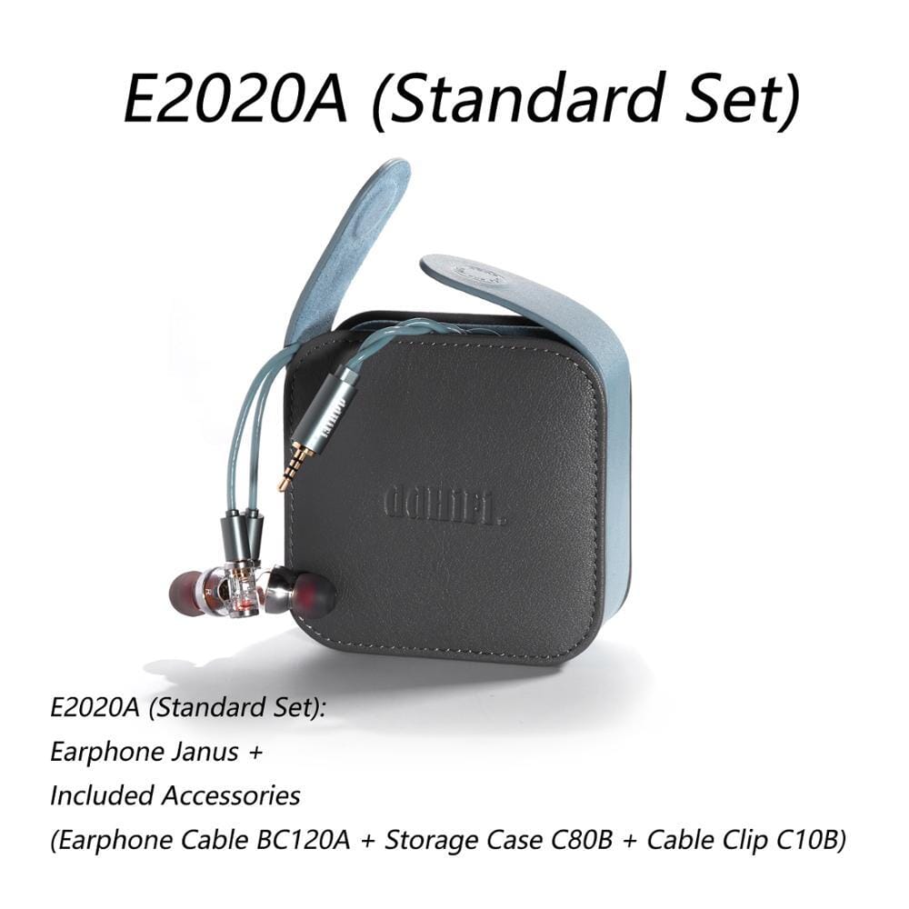 DD ddHiFi E2020A (Janus) Dual Sockets Dynamic In-Ear Monitors IEMs Earphone HiFiGo E2020A (Standard)