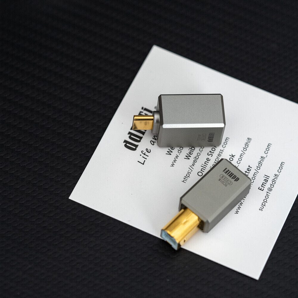 DD ddHiFi TC01BF/TC01B HiFi Quality USB-B to USB-C Decoder Adapter Converter HiFiGo
