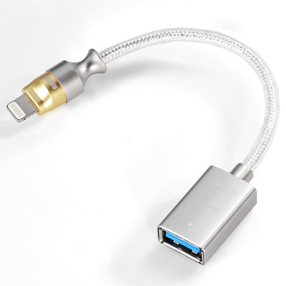 DD ddHiFi TC07F/MFi07F USB-A to USB-C / USB-A to Lightning 2.0 OTG Adapter Cable HiFiGo MFi07F