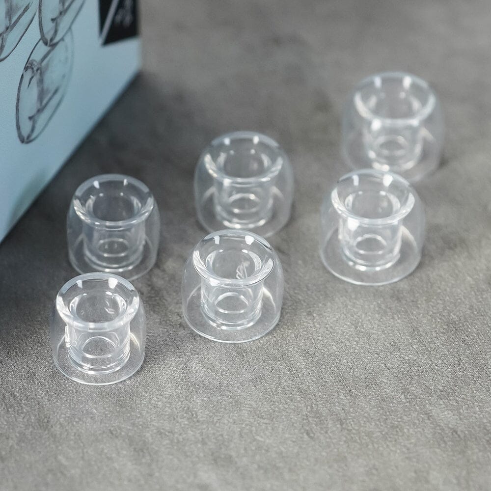 Divinus Prism Wide Bore LSR Eartips For 4-6mm Nozzle HiFiGo