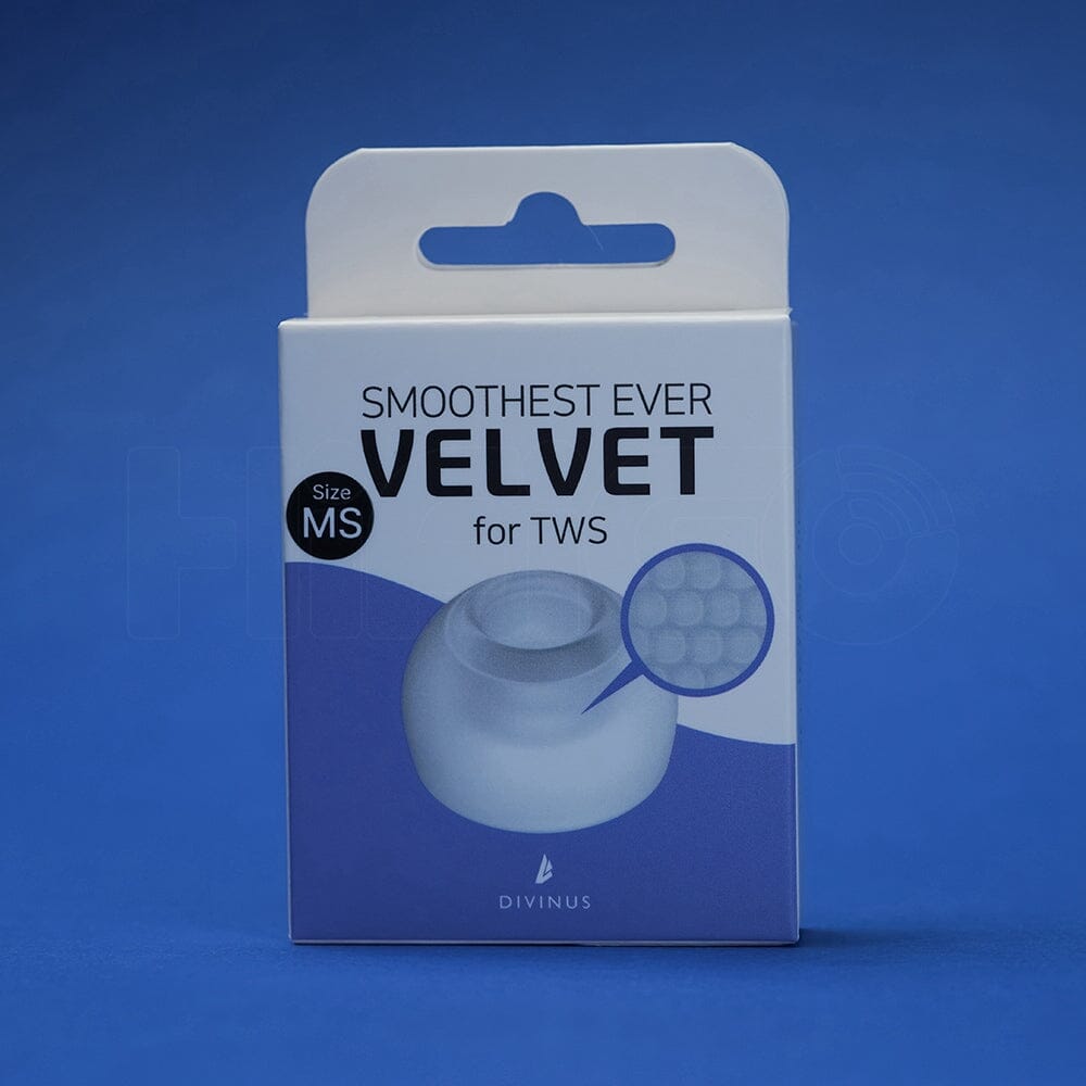 Divinus Velvet Eartips For TWS For 3mm-5mm Nozzle HiFiGo Velvet TWS-MS(3 Pairs)
