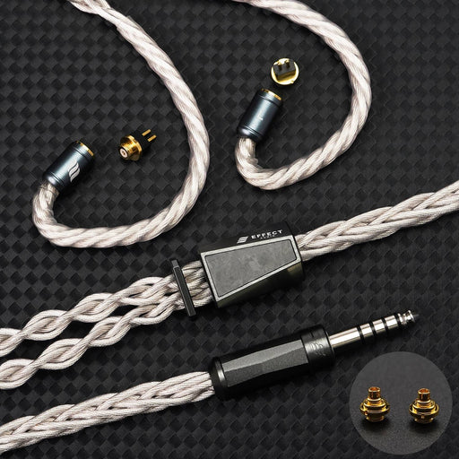 Effect Audio Signature Series CADMUS 8 Wires Earphone Cable With ConX Interchangeable Connector HiFiGo 
