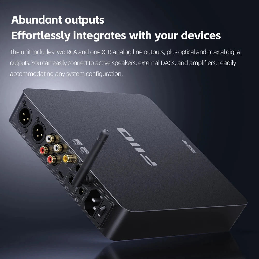 FiiO BR15 R2R High-Resolution Bluetooth 6.0 Audio Receiver FiiO