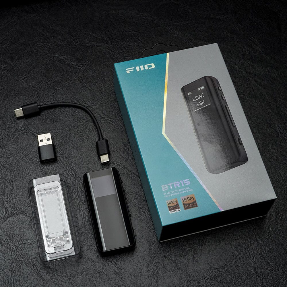 FiiO BTR15 Bluetooth 5.1 Daul ES9219MQ DAC Chip DSD256 Headphone Amplifier HiFiGo
