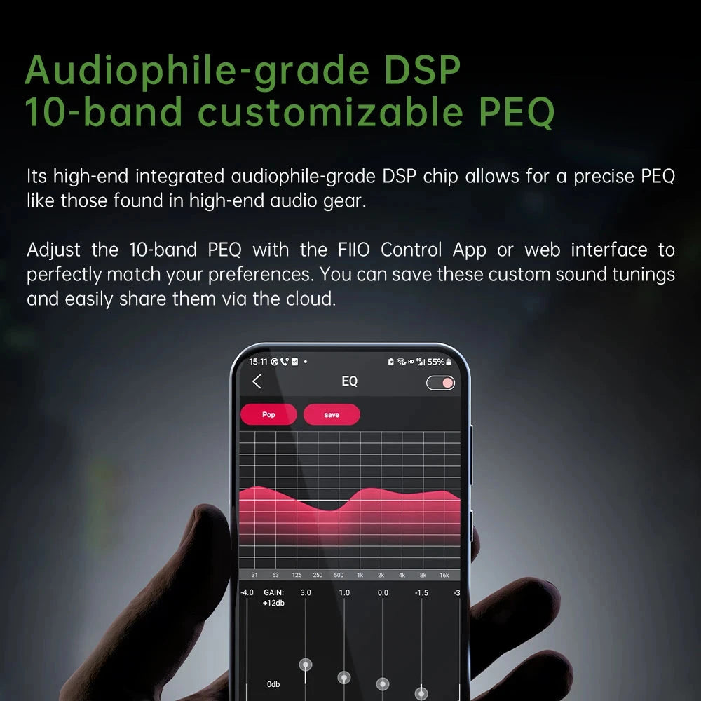 FiiO JIEZI USB Type C to 3.5mm DAC & Headphone Amplifier FiiO