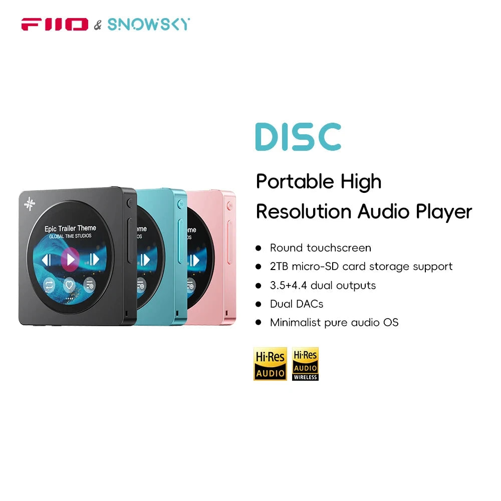 FiiO SNOWSKY DISC Portable HiFi Music Player FiiO