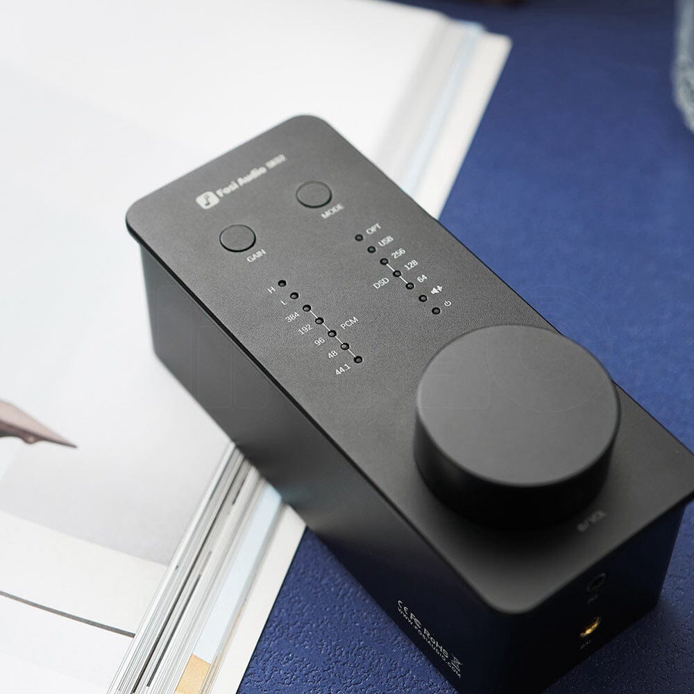 Fosi Audio SK02 ES9038Q2M Compact Desktop DAC and Headphone Amplifier HiFiGo