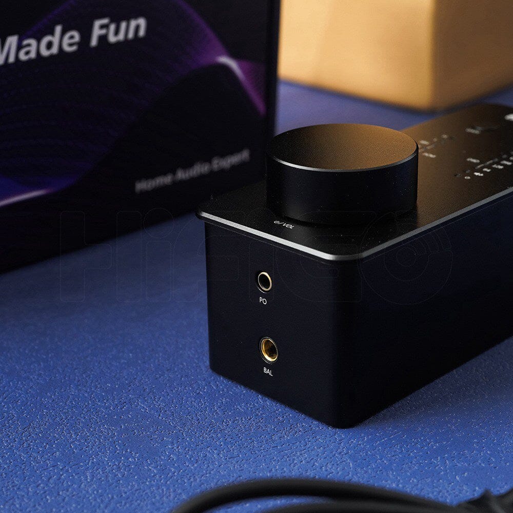 Fosi Audio SK02 ES9038Q2M Compact Desktop DAC and Headphone Amplifier HiFiGo