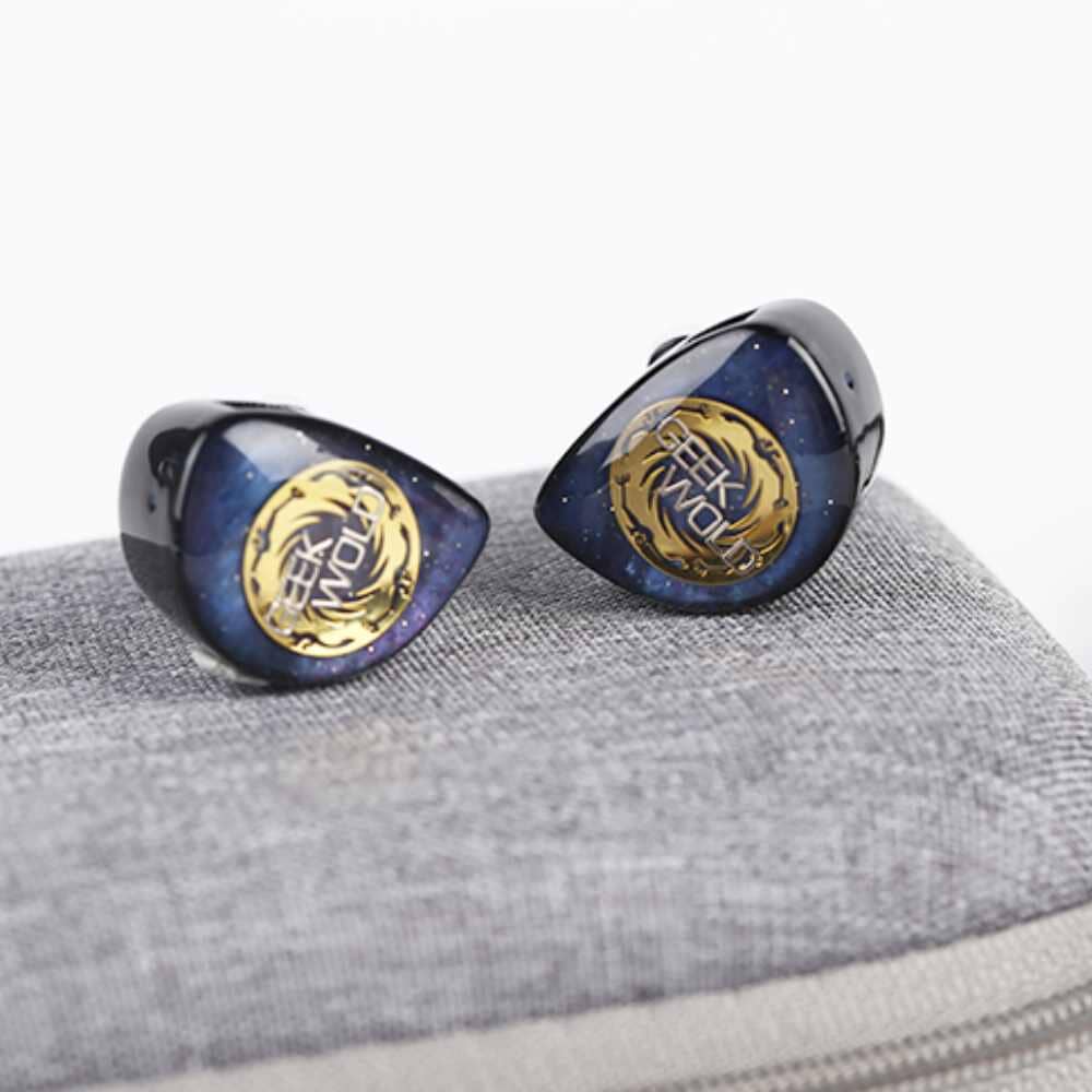 Geek Word GK300 1DD+8BA+1Planar+2EST Hybrid Driver In-Ear Earphones HiFiGo GK300