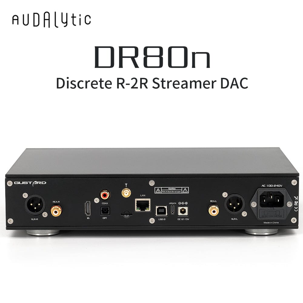 Gustard Audalytic DR80 / DR80N Discrete R2R Streamer DAC Audalytic